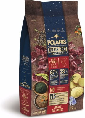 Polaris Dog Adult All hovězí & krůta GF 12 kg