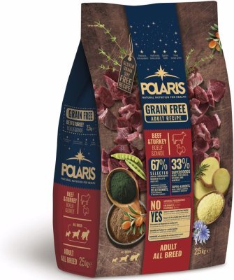 Polaris Dog Adult All hovězí & krůta GF 2,5 kg