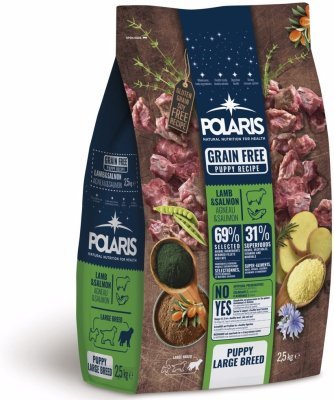 Polaris Dog Puppy Large jehně & losos GF 2,5 kg