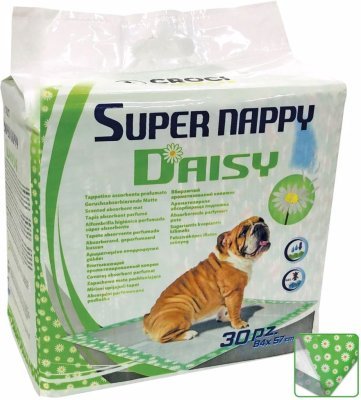 Návyková podložka Super Nappy Sedmikráska 84 x 57 cm (30 ks)