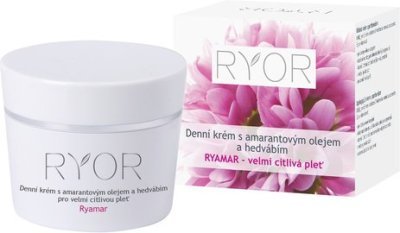 RYOR Denní krém s amarantovým olejem a hedvábím 50ml kelímek  + dáreček 3 vzorečky zdarma