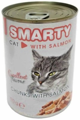 SMARTY Cat Losos chunks, konzerva 410 g