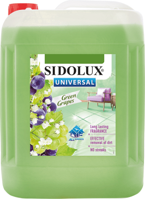 SIDOLUX UNIVERSAL soda power s vůní Green Grapes 5l