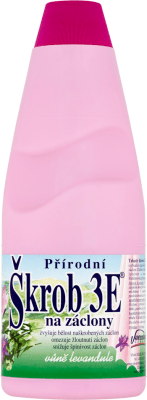 3E škrob na záclony 500ml, růžový, vůně levandule