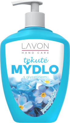 LAVON tekuté mýdlo 500ml Pomněnka s dávkovačem