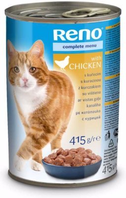 RENO Cat kuře, kousky 415 g