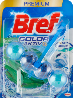 Bref WC PREMIUM Color aktiv 50g Eucalyptus WC závěs