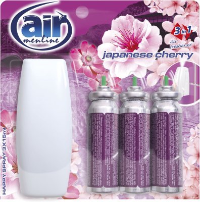 Air Menline sprej osvěžovač 3x15ml Japanese Cherry komplet