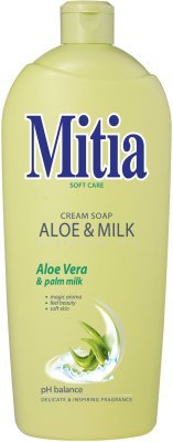 Mitia tekuté mýdlo 1l Aloe&Milk