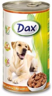 Dax Dog kousky drůbeží, konzerva 1240 g