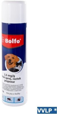 Bolfo 2,5 mg/g kožní sprej, roztok 250 ml