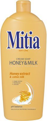 Mitia tekuté mýdlo 1l Honey&Milk