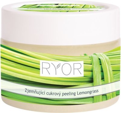 RYOR zjemňující cukrový peeling Lemongrass 325g kelímek + dáreček 3 vzorečky zdarma