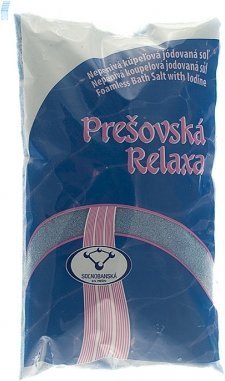 Prešovská koupelová sůl RELAXA 1kg