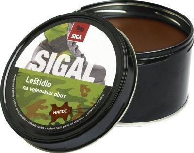 SIGAL Vojenské leštidlo hnědé 250g