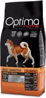 OPTIMAnova Dog Adult Sensitive Salmon & Potato GF 2 kg
