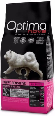OPTIMAnova Dog Puppy Sensitive Salmon & Potato GF 2 kg