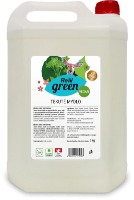 Real green 5kg tekuté mýdlo