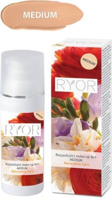RYOR Rozjasňující make-up 8v1 MEDIUM 30ml dávkovač  + dáreček 3 vzorečky zdarma