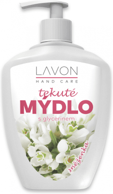 LAVON tekuté mýdlo 500ml Sněženka s dávkovačem