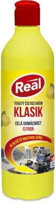 Real KLASIK 600g Citron, tekutý čistící krém