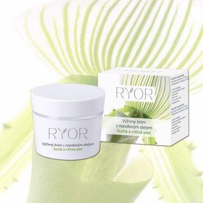 RYOR Výživní krém s mandlovým olejem 50ml kelímek  + dáreček 3 vzorečky zdarma