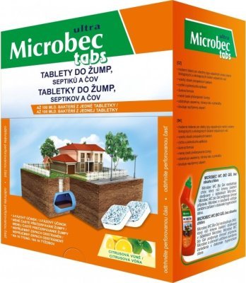 Bros Microbec tablety likvidace do žump, septiků a ČOV (16ks)