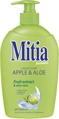 Mitia tekuté mýdlo 500ml Apple&Aloe s dávkovačem