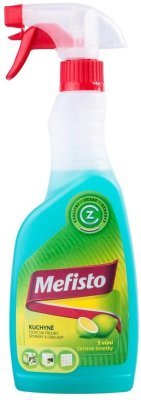 Mefisto kuchyně-čistič na trouby, sporáky a glazované povrchy 500ml MR Limetka