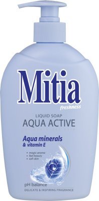 Mitia tekuté mýdlo 500ml Aqua Active s dávkovačem