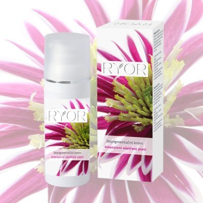 RYOR Depigmentační krém 50ml dávkovač + dáreček 3 vzorečky zdarma