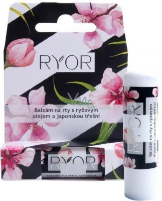 RYOR Balzám na rty s japonskou třešní 4,5g + dáreček 3 vzorečky zdarma