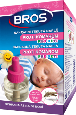 Bros náhradní tekutá náplň proti komárům pro děti