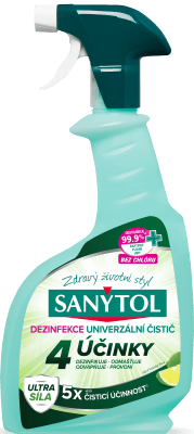 SANYTOL Dezinfekce univerzální čistič sprej 4 účinky 500ml