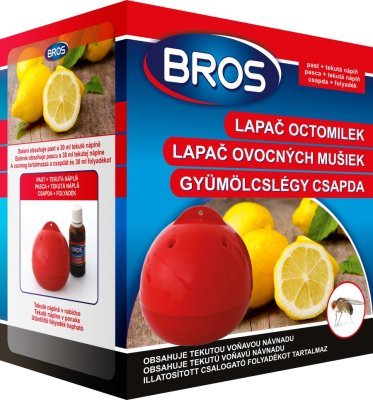 Bros lapač octomilek+náplň 30ml