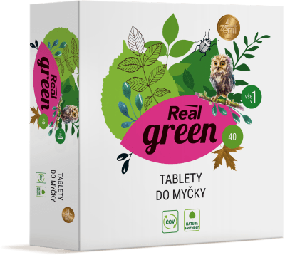 Real green tablety do myčky 40ks