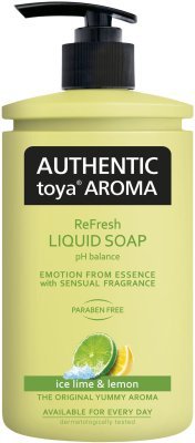 Authentic toya aroma tekuté mýdlo s dávkovačem 400ml Ice lime&Lemon