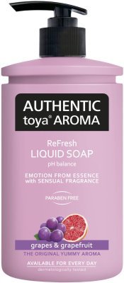 Authentic toya aroma tekuté mýdlo s dávkovačem 400ml Grapes&Grapefruit