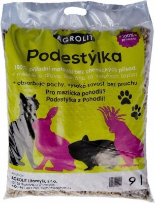 Dřevěná podestýlka Agrolit 9 l