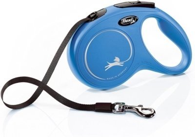 Vodítko Flexi Classic New páska M modré 5m