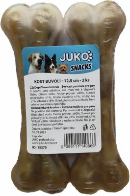Kost buvolí JUKO Snacks 12,5 cm (2 ks)