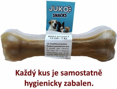 Kost buvolí JUKO Snacks 15 cm (1 ks)