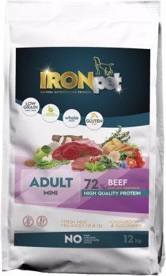 IRONpet Dog Mini Adult Beef (Hovězí) 12 kg