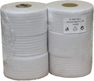 Toaletní papír Jumbo 190, 1vr recykl, 150m (6ks)