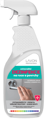 LAVON univerzální dezinfekce na ruce a povrchy 500ml