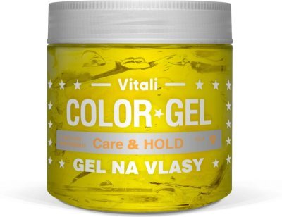 Color gel na vlasy žlutý Panthenol 390ml