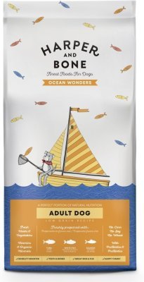 Vzorek Harper and Bone Dog Adult Large & Medium divy oceánu 100 g