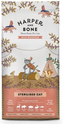 Vzorek Harper and Bone Cat Sterilised divoké hory 70 g