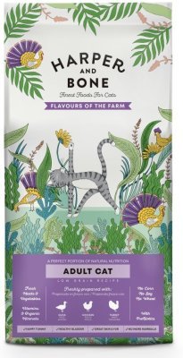 Vzorek Harper and Bone Cat Adult příchutě farmy 70 g