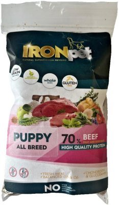 Vzorek IRONpet Dog Puppy All Breed Beef (Hovězí) 70 g
